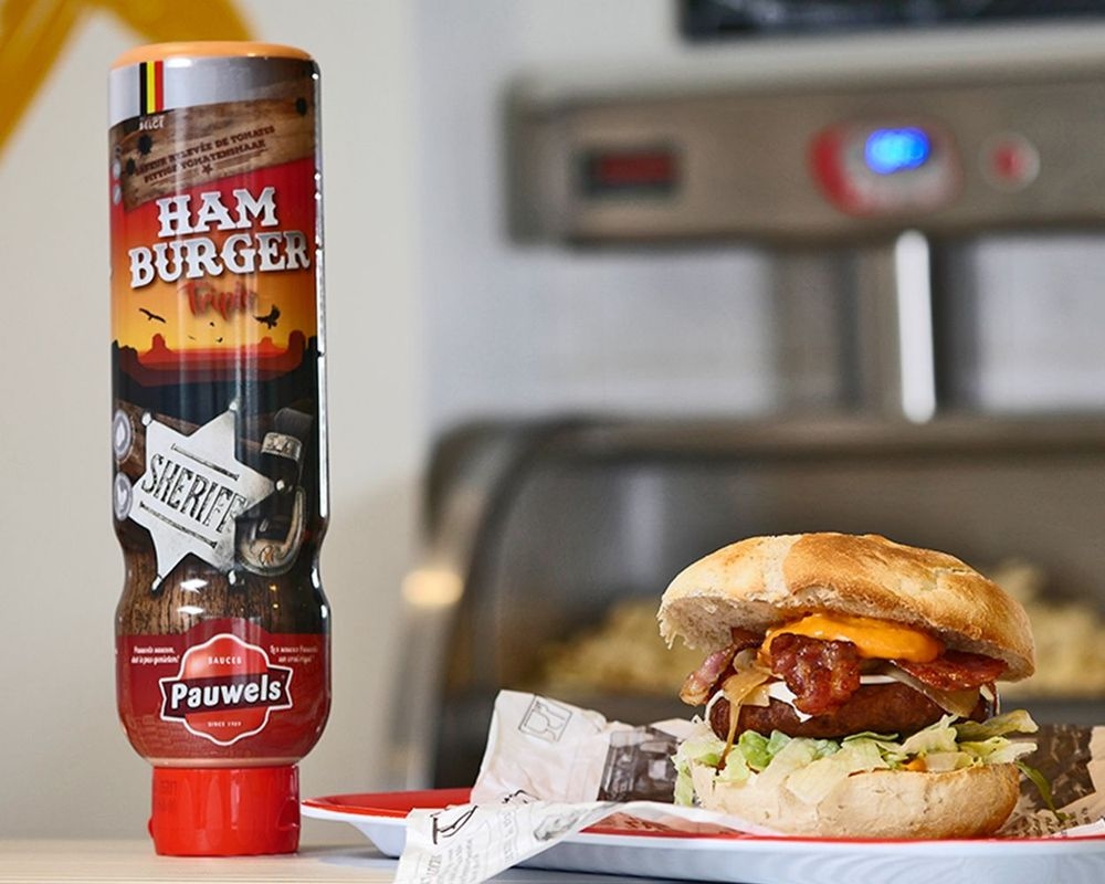 Hamburger Italian Sheriff met Pauwels Hamburger Triple